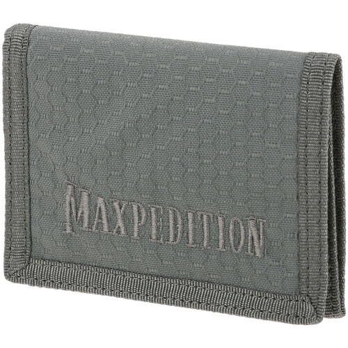Maxpedition AGR Slim Tri Fold Military Wallet Mens Hex Ripstop Nylon Pocket Grey - Afbeelding 1 van 1