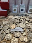 SILVER U.S. COINS. MORGAN, FRANKLIN, LIBERTY, BARBER, ETC.  SILVER BAR, GOLD!