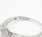 925 Sterling Silver  Faceted White Cubic Zirconia Band Ring Sz 8  RG3253 — photo 6
