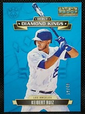 2021 Diamond Kings #DDK-LD Debut Keibert Ruiz GOLD Artist's Proof 19/49 RC NICE!