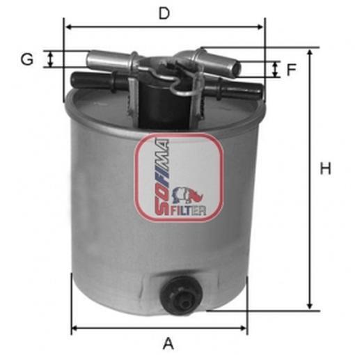 Sofima Kraftstofffilter Passend FüR Nissan Qashqai +2 I Renault Koleos-image