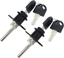 2 Pack 16Mm Zinc Alloy File Cabinet Lock Drawer Lock Cabinet Lock for Desktop Co