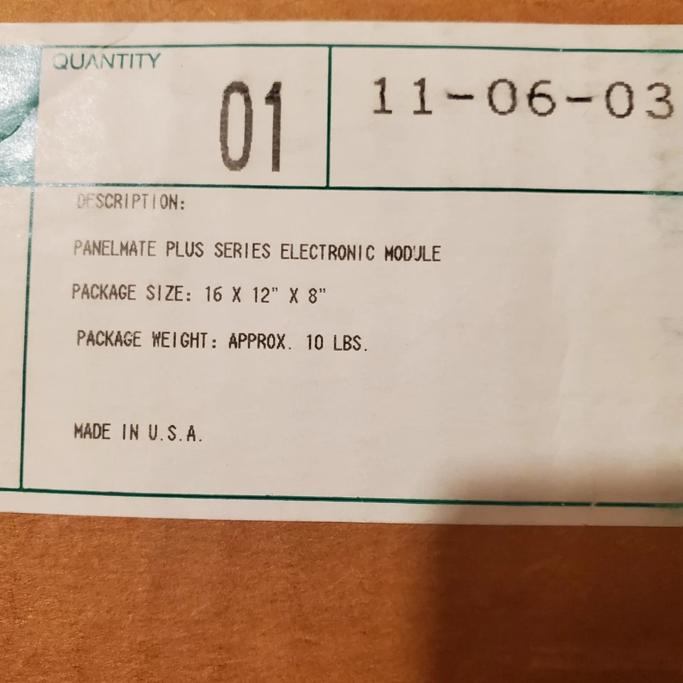 Modicon  PA-0601-000 NEW NOS IN BOX  Opened By Me To Photograph - Image 3 of 4