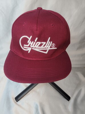 Grizzly Griptape Red Adjustable Snapback Hat