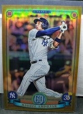 2019 Topps Gypsy Queen Miguel Andujar Chrome GOLD Refractor Box Topper #'d 10/50