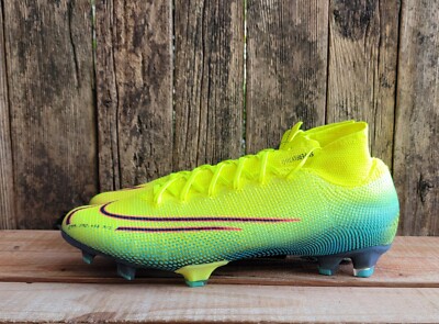 Nike Superfly 7 Elite MDS FG Lemon Yellow Aurora Green Men's Size 13 BQ5469 703