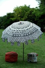 Indian Mandala Outer Garden Sunshade Umbrella For Summer