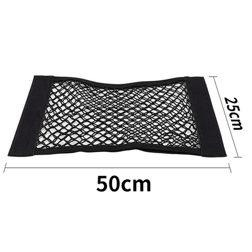 50 x 25 cm Universal Auto Netztasche Klett Organizer Kofferraumtasche Ablagenetz - Bild 7 von 12