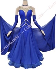 jz Handmade Dance Dress/Ballroom dance dress smooth Waltz Tango Foxtrot