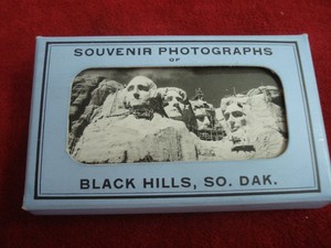VINTAGE Miniature Mailable Souvenir BLACK HILLS, S.D.--20 B&W Photos-RISE STUDIO