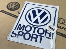 Volkswagen Vw Motorsport Parking Metal Sign Enthusiasts Owners Car Drive Oem
