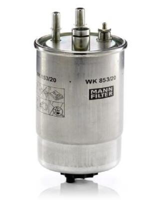 Original Mann filter fuel filter WK 853/20 for Fiat Ford