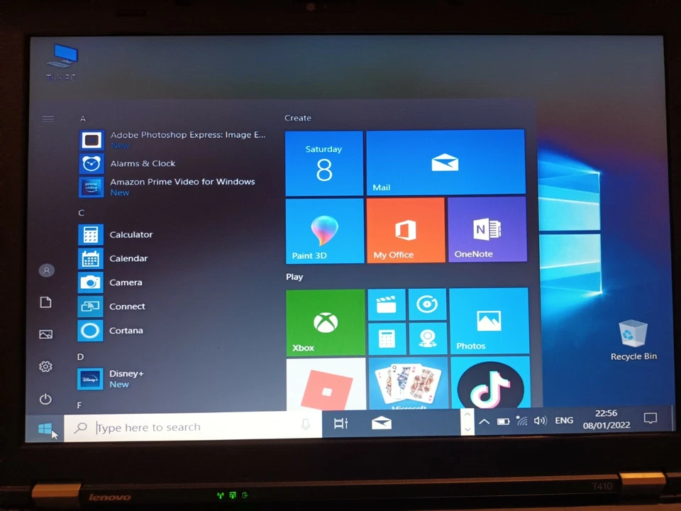 Lenovo ThinkPad - T410; Intel Core i5; 128GB SSD Refurbished, 6 months warranty! - Image 2 of 4