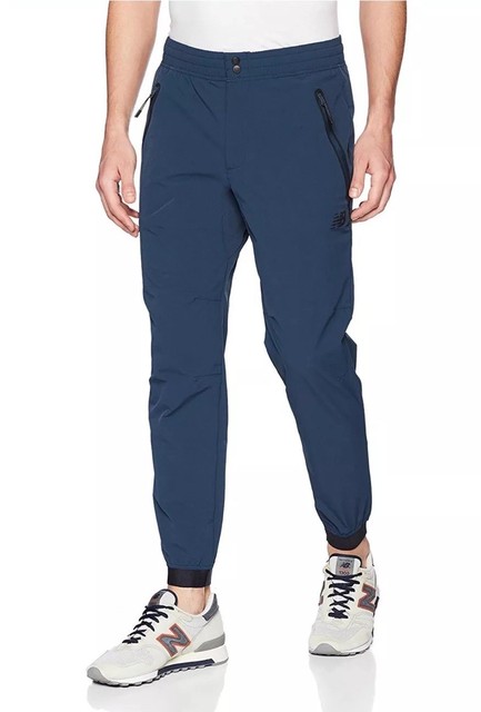 NWT New Balance Menâs Luxe Woven Pants Active Running Jogging Pants XL XXL Blue | eBay