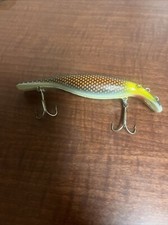 VTG 6” Swim Whizz Muskie Fishing Lure Tackle Crankbait Pike Bass Lake Cabin Deco