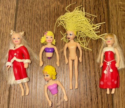 VTG Polly Pocket Doll Lot Polly Christmas Holiday Mattel Bratz Figure