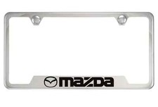 Chrome License Plate Frame For Mazda
