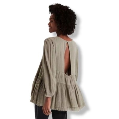 NWOT American Eagle Tiered Babydoll Top - Small | eBay