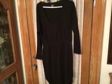 Women’s Gap HiLo Elastic Waist Black Dress Size M