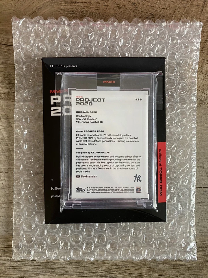 Topps Project 2020 Don Mattingly Card #139 by Oldmanalan - Yankees IN HAND! - Image 2 of 2