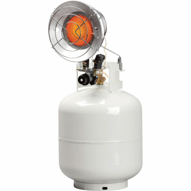 Mr. Heater SRC15T 15000 BTU Tank-Top Propane Heater - Silver