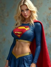 "Supergirl 86" 13x19 Fine Art Print Limited to Only 20 Hand-Numbered Copies