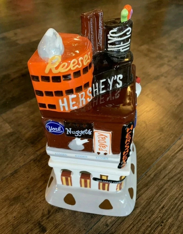 2006 Hershey’s Times Square New York Dessert Fondue Set, Ceramic