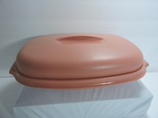 Tupperware kuchenka mikrofalowa parowa w kolorze koralowego różu dwie sztuki