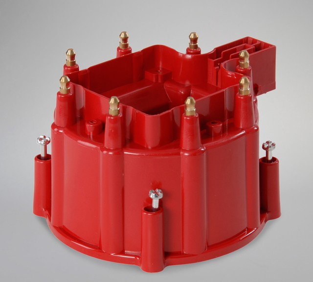 19751986 Corvette C3/C4 Red HEI Distributor Cap w/ Brass Contacts