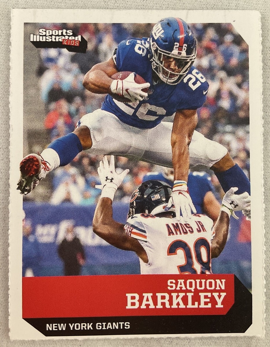 Sports Illustrated Kids Football Card #xxx-Saquon Barkley, New
