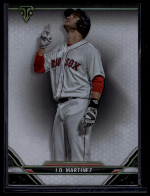 2021 Topps Triple Threads J.D. Martinez #37