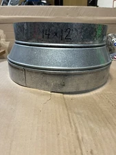 14”x12”x6” Galvanized HVAC Reducer