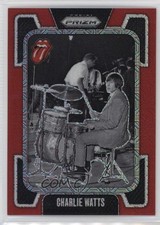 2025 Panini Prizm The Rolling Stones Red Mojo Prizm 24/99 Charlie Watts #19 k0q
