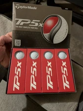TaylorMade 2024 TP5x White Golf Balls (1 Dozen) - New In Box