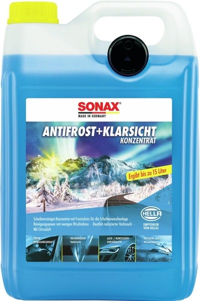 Sonax Scheibenreiniger Konzentrat Frostschutz Auto Winter 5 Liter Klare Sicht-image