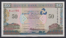 Northern Ireland 50 Pounds 1997  Ulster Bank   UNC & 330