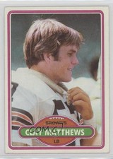 1980 Topps Clay Matthews #418 1z6