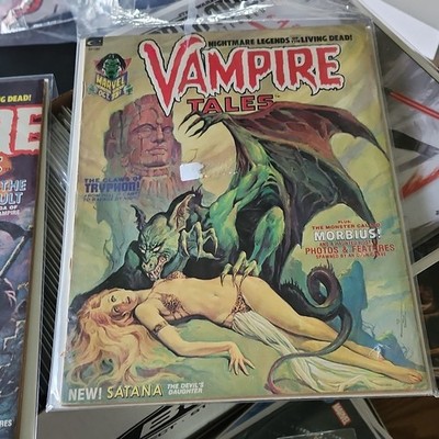 Marvel Vampire Tales Mag Lot of 2 - Feb #3 & Oct Vampire Horror