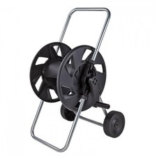 Enrouleur vide PVC solide - Dévidoir tuyau d'arrosage 60 m D50214