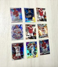 Mike Trout Card Lot 9 - Angels Chrome Stars MLB Fantasy Favorites, inserts