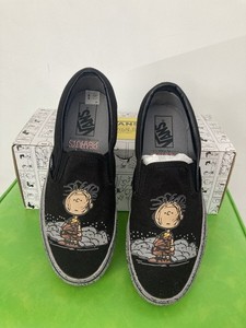 NIB Vans x Peanuts Pig Pen Classic Slip On Sneakers Limited Edition 12 Vans x Peanuts Classic Slip-On Shoe The Gang Black | Billion  main image 2
