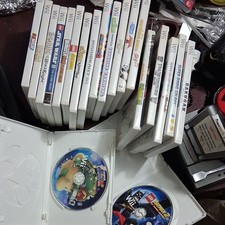 Nintendo LEGO Sega Wii Game Lot Mario Sonic Star Wars Batman Action Racing Cases