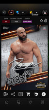 DIGITAL TOPPS SLAM Kings, Queens and Chaos - RUSEV - signature - SUPER RARE