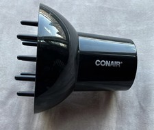 Conair Universal Hair Dryer Diffuser Attachment 1.8 in Barrel Black Plastic