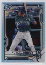 2021 Bowman Draft Chrome Sky Blue Refractor Edwin Arroyo #BDC-74 0z8v