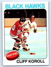 1975-76 Topps #139 Cliff Koroll Chicago Blackhawks