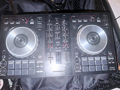 Pioneer DJ DDJ-SB3 Serato 2-Channel 2-Deck Controller Pitch Filter Black