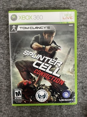 Tom Clancy's Splinter Cell Conviction Xbox 360 Video Game Shooter Ubisoft M NTSC