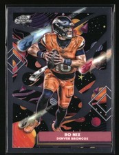 2025 Topps Chrome Cosmic Bo Nix 28 Denver Broncos 2025 Topps Chrome Cosmic Bo Nix 28 Denver Broncos