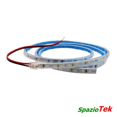 STRISCIA A LED AL METRO 220V 2835 5 MM 8W/M 120D/M IP65 ADESIVA S57 SILAMP